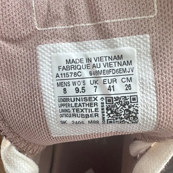 ⭐Converse Run Star Hike Hi Platform Glitter 9.5 Women Shoes Sneaker Pink A11578C - Picture 12 of 12